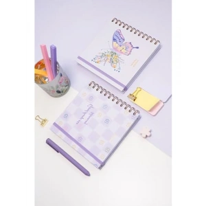 Spiralli Süresiz Planlayıcı Ajanda ve Defter - 2li Set, 15x15 cm