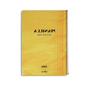 Spiralli Yumuşak Kapaklı A4 Notebook - Sarı