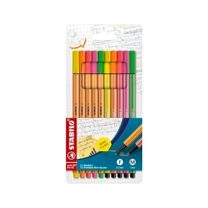 Stabilo point 88+Pen 68 Neon 10lu Paket