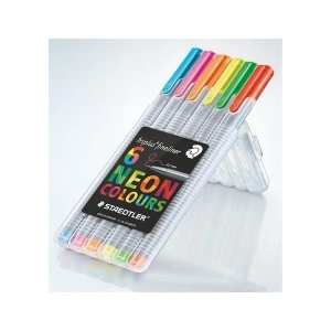 Staedtler Fineliner Triplus Kalem 6 Li Neon 334 Sb6Cs3