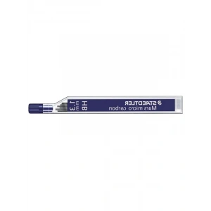 Staedtler Micro Mars Karbon Mekanik Kalem Uçları, 1,3 mm, HB, 60 mm x 6 (250 13 HB)