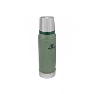 Stanley Classic Legendary Vakumlu Çelik Termos, Yeşil (Hammertone Green), 0.75 L