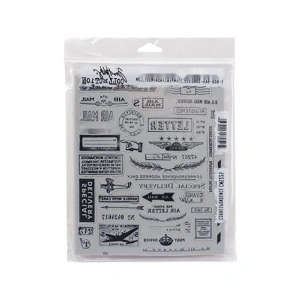 Statik Yazışma İçin Mounted Damga Seti