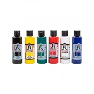 Su Bazlı Akrilik Boya Seti 6 Renk x 70 ml