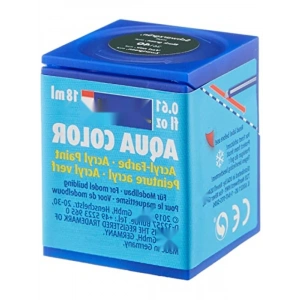 Su Bazlı Akrilik Maket Boyası - Siyah Yeşil Mat 18 ml