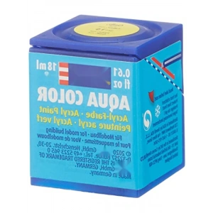 Su Bazlı Sarı Mat Maket Boyası - 18 ml
