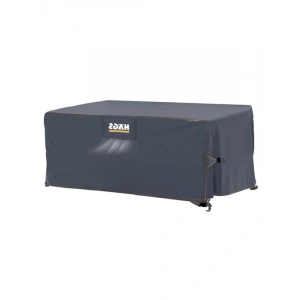Su Geçirmez Bahçe Masa Örtüsü, Heavy Duty Oxford Kumaş, Gri