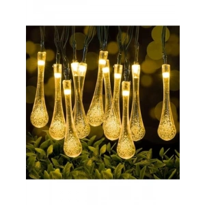 Su Geçirmez Güneş Enerjili Dize Işıklar, 7 m, 50 LED, Bahçe Dekoru