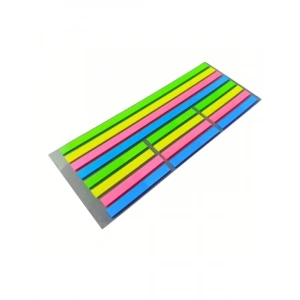 Su Geçirmez Şeffaf Yapışkanlı Not Kağıdı, Karma Şerit (Karma Şerit 4)