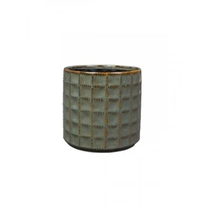 Su Yeşili Seramik Saksı 14x13 cm