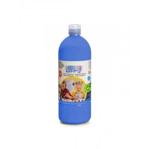 Süper Yıkanabilir Tempera Boya, 1000 ml Mavi