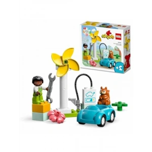 Sürdürülebilir Rüzgar Türbini ve Elektrikli Araba Yapım Seti, 2 Yaş ve Üzeri