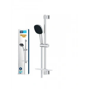 Sürgülü Duş Seti - 110 mm Kare, Yağmur & Jet Akışlı