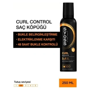 Syoss Curl Control- Bukle Belirginleştirici Köpük 250 ML