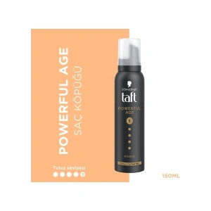 Taft Powerful Age Silikonsuz & Kalıcı Tutuş Saç Köpüğü 150 ml