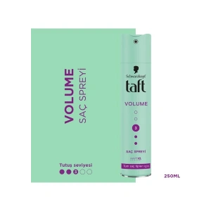 Taft Volume Hacim Saç Spreyi 250ML Tüm Saç Tipleri