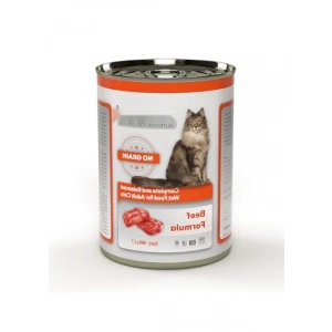 Tahılsız Biftekli Yetişkin Kedi Konservesi, 400 gr