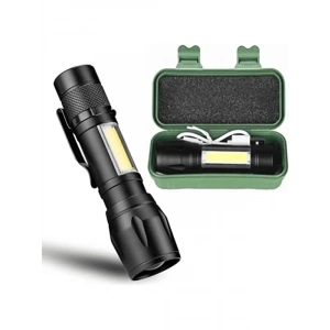 Taktikal Led USB Şarjlı Ultra Güçlü El Feneri