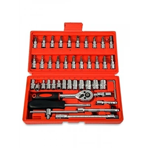 Tamir Aleti Seti, 46PCS, 1/4 inç Lokma Anahtar