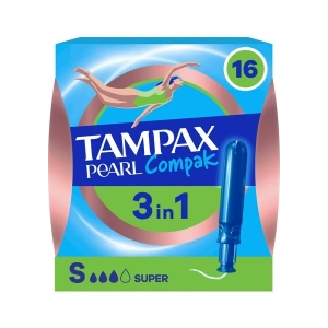 Tampax Compak Tampon Super 16 Adet
