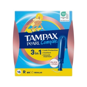 Tampax Pearl Compak Tampon Normal 16 Adet