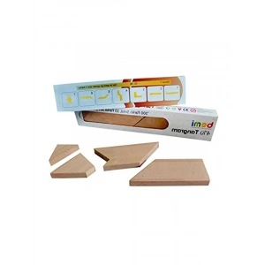 Tangram ahşap yapboz oyunu, yaratıcı düşünmeyi geliştirir