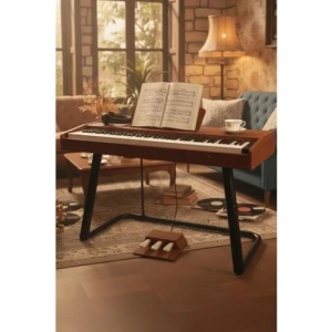 Taşınabilir Dijital Piyano - 88 Tuş, Bluetooth, Stand ve Kulaklık ile