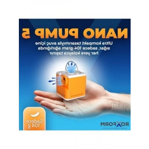 Taşınabilir Hava Pompası - 2400 mAh ile Üç Kademeli Aydınlatma