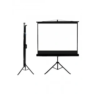 Taşınabilir Projeksiyon Perdesi 180x180 cm Tripod Ayaklı