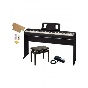 Taşınabilir Siyah Dijital Piyano, Kompakt Tasarım