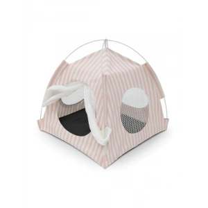 Taşınabilir ve Katlanabilir Kedi Köpek Çadırı - Pembe
