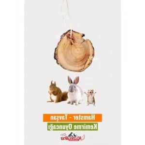 Tavşan ve Hamsterlar İçin Kemirme Oyuncağı, Eğlenceli ve Dayanıklı