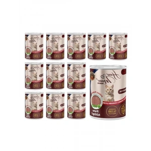 Tavuk Ciğerli Yetişkin Kedi Pate, 400 Gr x 12 Adet