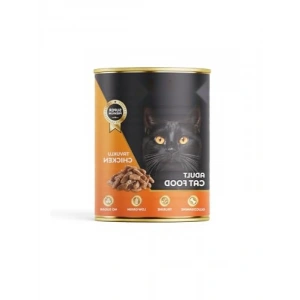 Tavuk Etli Düşük Tahıllı Konserve Kedi Maması, 400 Gram