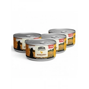 Tavuk Etli Kedi Konservesi, 85 gr x 4 Adet, Besleyici Seçenek