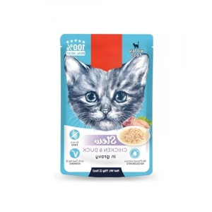 Tavuk ve Ördekli Yaş Kedi Maması 70gr