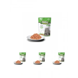 Tavuklu Jelli Kedi Yaş Maması - 100 g (4 Paket)