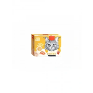 Tavuklu Kaşıklı Kedi Ödül Kreması (10 x 16 gr)