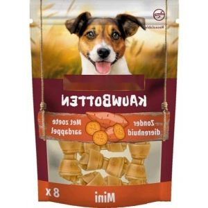 Tavuklu Tatlı Patatesli Mini Düğüm Kemik, 8li 128 Gr