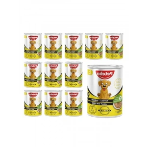 Tavuklu ve Jöleli Konserve Mama, 400 Gr x 12 Adet Set
