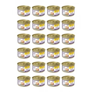 Tavuklu ve Tuna Balıklı Konserve Köpek Maması, 85 Gr x 24