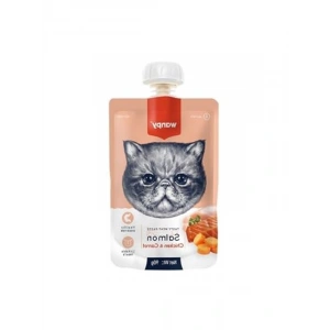 Taze Somonlu Ve Tavuklu Kedi Et Ezmesi 90 gr