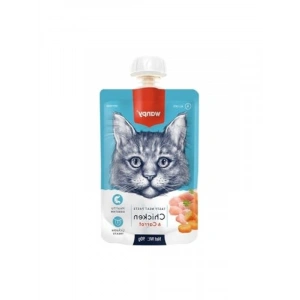 Taze Tavuk ve Havuçlu Kedi Et Ezmesi 90 gr