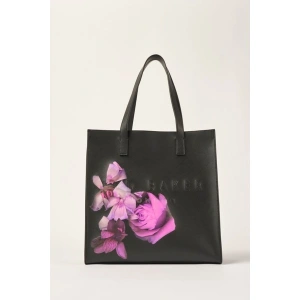 Ted Baker Siyah Ikonik Floral Desenli Küçük Çanta TBSS25FIB070
