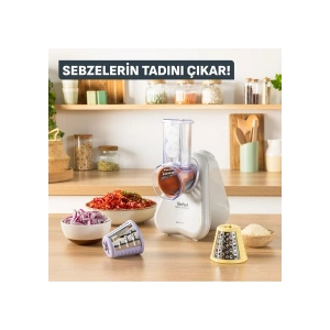 Tefal Fresh Express 150 Watt 3 Fonksiyonlu Doğrayıcı Rondo