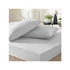 Tek Kişilik Gri Pamuklu Ranforce Çarşaf