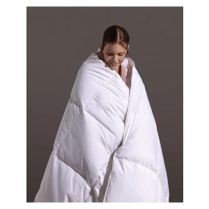 Tek Kişilik Kaz Tüyü Yorgan - Beyaz