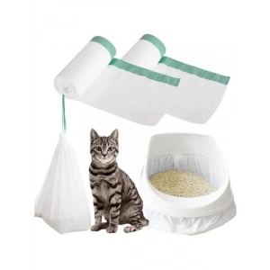 Tek Kullanımlık Kedi Kum Kabı Örtüleri, 2 Rulo (Kalın)