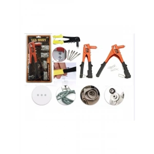 Tek Yönlü El Perçin Tabancası | 40 Yedek ve 4 Çeşit Perçim ile