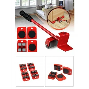 Tekerlekli Mobilya Taşıma Aparatı - 360° Döner Kaymaz Ped